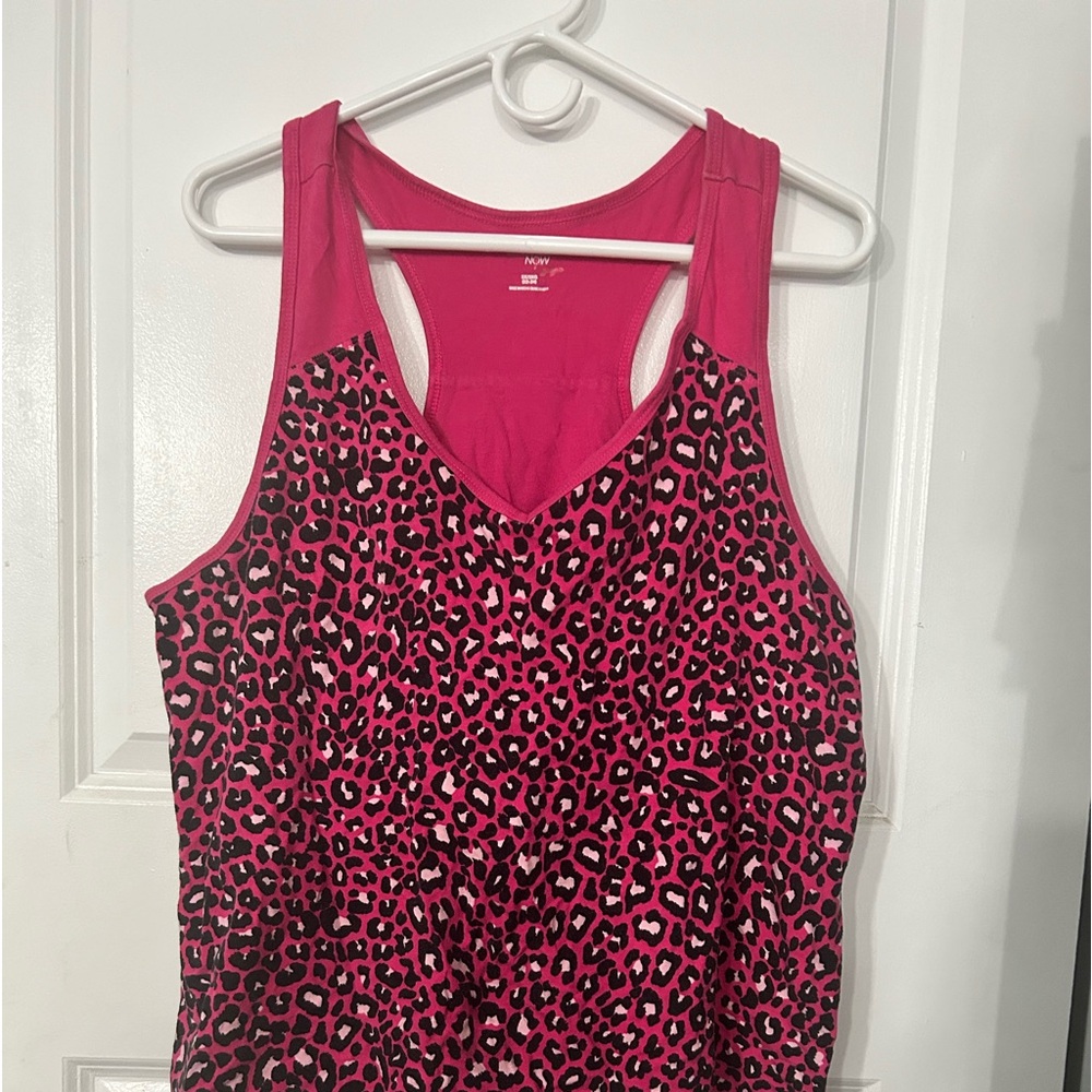 Pink exercise  shirt